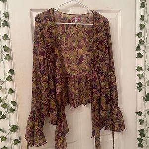 urban outfitters sheer cardigan